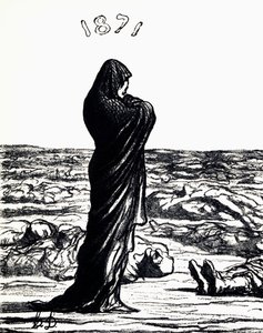 1871年，《寓言》（石印）。 作者 奥诺雷·杜米埃