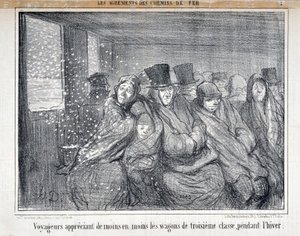 "Les Agrements des Chemin de fer "系列插图 作者 奥诺雷·杜米埃