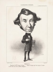 托克维尔，1849年 作者 奥诺雷·杜米埃