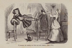 Un Bon Petit Diable》插图（雕刻） 作者 贺拉斯（后）卡斯特利