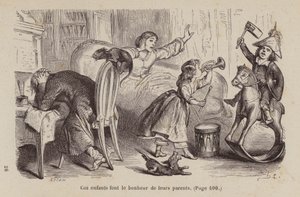 Un Bon Petit Diable》插图（雕刻） 作者 贺拉斯（后）卡斯特利