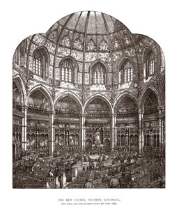 新议会会议厅，1884年，1886年 作者 霍拉斯·琼斯（Horace Jones）