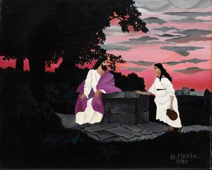 基督与撒玛利亚妇人 作者 贺拉斯皮平