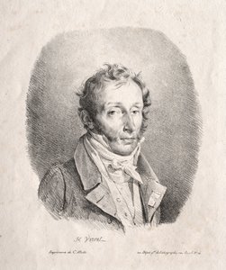 卡尔·韦尔内（Carle Vernet），1817年。 作者 埃米尔·让·霍勒斯·韦尔内