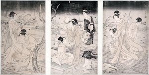 傍晚狩猎萤火虫，1796-97（木版画）