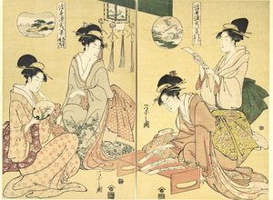 唤灵师》、《雁过留声》Maboroshi、《落语权》和《薄纱》......，1797-99。