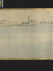 三福神游乐（水墨淡彩纸本） 作者 细田英史