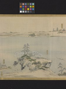 三福神出游（纸本水墨淡彩） 作者 细田英史