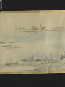 三福神出游（纸本水墨淡彩） 作者 细田英史