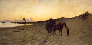 海藻采集者》，1886年。