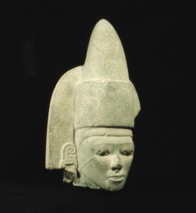 华克斯特克头像，后古典时期（900-1521）（石雕） 作者 华泰克华泰克