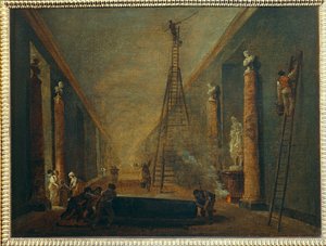 La Grande Galerie en cours de restauration - 修复中的大画廊...