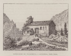 维伦纽夫圣母院, A Lourieres, Pres Foix（雕刻）