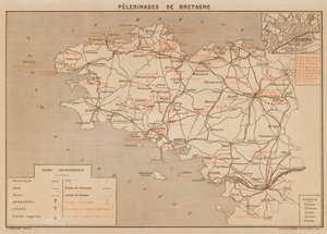 Pelerinages De Bretagne（彩色印刷版） 作者 休伯特·克莱格（Hubert Clerget）