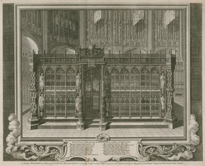 纪念国王亨利七世和他的女王的庄严纪念碑 作者 Hubert Francois Gravelot