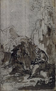 迪努瓦特神父的 "Vie du Venerable don Juan de Palafox "中的小插图研究，第 391 页。