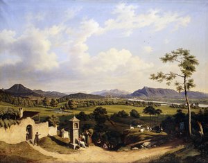 萨尔茨堡的意见；萨尔茨堡景观，1847年