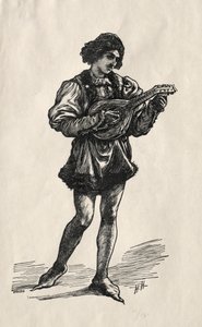 Troubadour。 作者 休伯特·冯·赫科默