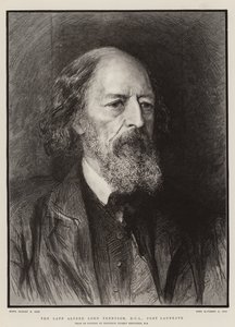 已故的Alfred Lord Tennyson，DCL，诗人桂冠 作者 休伯特·冯·赫科默