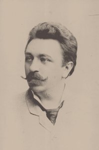 作曲家Eugen Hildach的肖像1849-1924年。