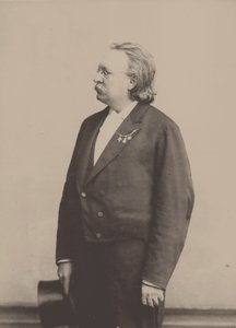 风琴家和作曲家埃德蒙·克雷奇默（Edmund Kretschmer）1830-1908年的肖像。 作者 霍弗特