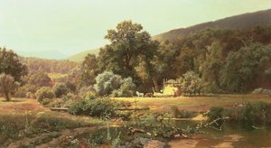 夏天在蓝岭山脉，1874年 作者 休·博尔顿·琼斯