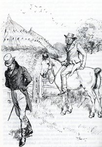 Illustration for "Emma" by Jane Austen (illustration) 作者 休·汤姆森