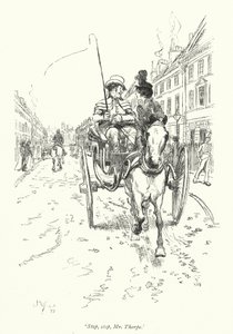 Illustration for Northanger Abbey by Jane Austen (litho) 作者 休·汤姆森