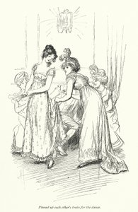 Illustration for Northanger Abbey by Jane Austen (litho) 作者 休·汤姆森