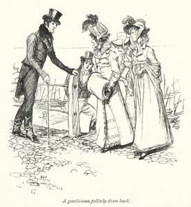 Illustration for Persuasion by Jane Austen (litho) 作者 休·汤姆森