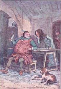 结婚是短暂而漫长的，1910年温莎的风流妻子的插图 作者 休·汤姆森