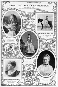 比阿特丽斯公主，维多利亚女王的最小的孩子，1901年。