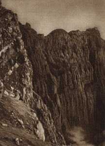 墨西哥：波波卡特佩特火山口（黑白照片） 作者 雨果·布雷默