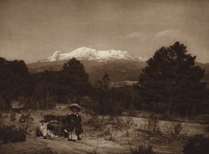 墨西哥：Iztaccihuatl（黑白照片） 作者 雨果·布雷默