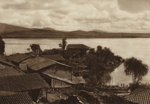 墨西哥：帕茨夸罗泻湖，夏尼乔岛（黑白照片） 作者 雨果·布雷默
