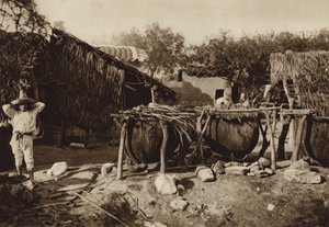 墨西哥：Mezcal，Destilleria de aguardiente（黑白照片） 作者 雨果·布雷默