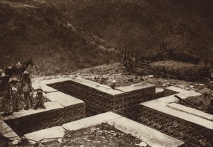 墨西哥：十字形地下，Guiaroo（黑白照片） 作者 雨果·布雷默