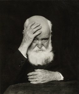 艺术家汉斯-托马的肖像，1839-1924年，1920年。 作者 雨果·埃尔福特