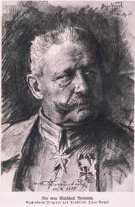 Hindenburg，来自兴登堡，由Daterlandijrcher Derlag和H Weller Berlin于1928年出版