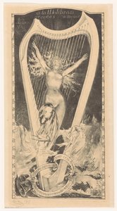 玛丽亚·马利布兰 (Maria Malibran) 为竖琴而作 À la Malibran（物体上的标题）