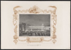 学生晚会，1836 年
De Party der H.H. Studenten in den Tuin van C. van Leeuwen / 1836 年 6 月 14 日晚（标题见实物）
乌特勒支大学二百周年庆典插图，1836 年（系列标题）