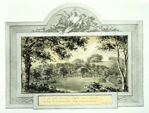 从&39;安东尼之家红皮书&39;，1812年（纸上墨水）看到地面之后（见“之前”视图的170692）