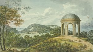 寺庙附近的场景，来自安东尼故居的红皮书，1812年（纸上写着）