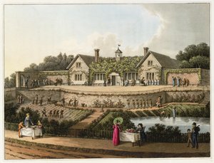 工作室，来自“园林理论与实践的碎片”，酒吧。 1816