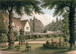 埃塞克斯我自己的小屋（后）选自《风景园林理论与实践片段》，1816 年出版（彩色石印）（另见 103915）。1816 年（彩色石版）（另见 103915）