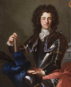 亨利Bentinck画象细节，后来第1位波特兰公爵，1699年 作者 风信子 Francois Rigaud