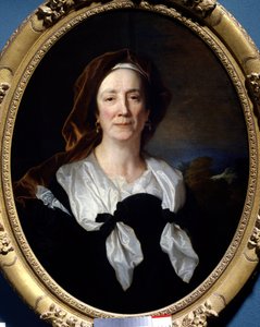 玛丽塞尔的肖像，艺术家的母亲画作 Hyacinthe Rigaud (1659-1743) 1695 年 0,79x0,61 m Taon，Fontaine Henry 城堡。 作者 风信子 Francois Rigaud