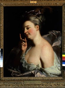 未知“受威胁者”的肖像（布面油画） 作者 风信子 Francois Rigaud