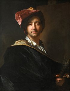戴头巾的自画像，1698年。