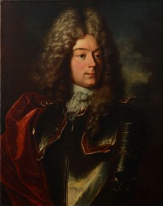 德文：约翰-弗里斯金（Johann Frisching，1668-1726 年）的肖像，他是吕姆利根（Rümligen）的共同所有人、官员、梅茨格恩（Metzgern）的法警。